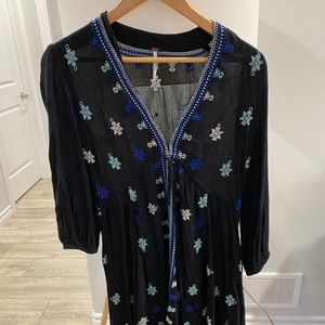Free People Embroidered Dress